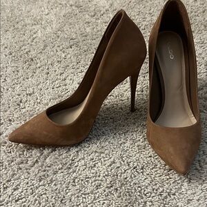 Aldo Tan Pointed Toe Heels